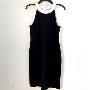 Banana Republic Sleeveless Black Sheath Dress